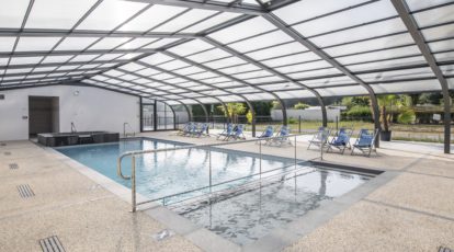 Terrasse en béton roche