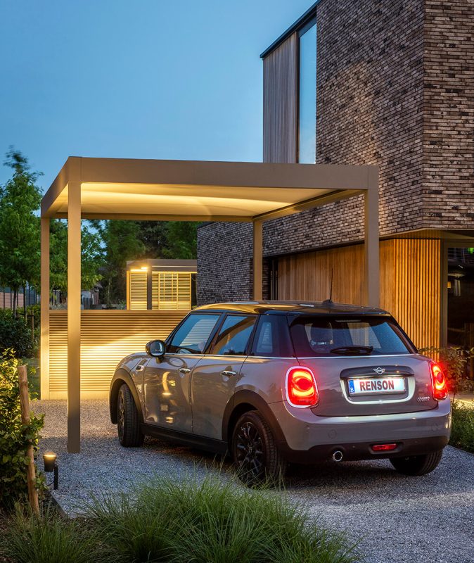 Carport lumineux